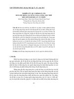 NGHIÊN CỨU QUÁ TRÌNH SẤY TỎI BẰNG HỆ THỐNG SẤY DÙNG NĂNG LƯỢNG MẶT TRỜI KIỂU HỖN HỢP ĐỐI LƯU TỰ NHIÊN docx