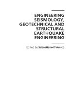ENGINEERING SEISMOLOGY, GEOTECHNICAL AND STRUCTURAL EARTHQUAKE ENGINEERING pot