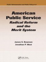 American Public Service: Radical Reform and the Merit System pot