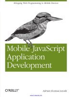 Mobile JavaScript Application Development doc