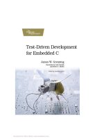 Test Driven Development for Embedded C docx
