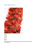 Bò cuộn nấm xốt cà chua doc