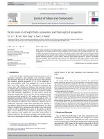 facile route to straight sno2 nanowires and their optical properties
