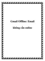 Gmail Offline: Email không cần online pptx