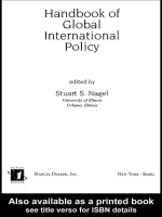 Handbook of Global International Policy pdf