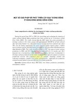 Một số giải pháp để phát triển cây đậu tương đông ở vùng đồng bằng sông Hồng potx