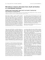 Báo cáo khoa học: RNA helicase A interacts with nuclear factor jB p65 and functions as a transcriptional coactivator pot
