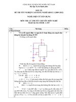 đáp án đề thi lí thuyết tốt nghiệp khóa 3 - điện tử dân dụng - mã đề thi đtdd - lt (7)