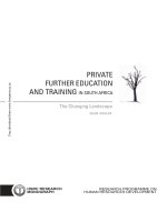 Private Further Education and Training in South Africa docx