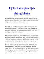 Lịch sử sàn giao dịch chứng khoán pot