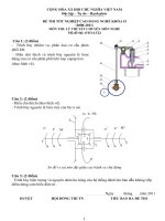 đề thi lý thuyết khóa 2 - công nghệ ôtô - mã đề thi oto - lt (22)