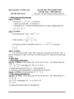 Đề Thi Tốt Nghiệp Toán 2013 - Phần 6 - Đề 9 pptx