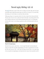 Seoul ngày không vội vã docx