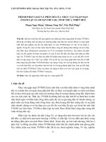 THÀNH PHẦN LOÀI VÀ PHÂN BỐ CỦA THỰC VẬT NGẬP MẶN Ở ĐẦM LẬP AN, HUYỆN PHÚ LỘC, TỈNH THỪA THIÊN pdf