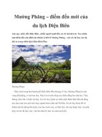 Mường Phăng – điểm đến mới của du lịch Điện Biên pdf