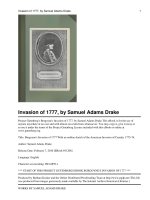 Burgoyne''''s Invasion of 1777 With an outline sketch of the American Invasion of Canada, 1775-76. pot