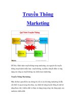 Truyền Thông Marketing potx