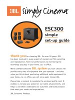 ESC300 simple set-up guide doc