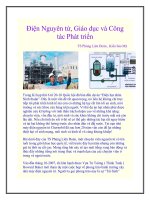 Điện Nguyên tử, Giáo dục và Công tác Phát triển pptx