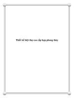 Thiết kế biệt thự cao cấp hợp phong thủy pptx