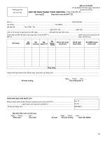 Giấy đề nghị thanh toán tạm ứng, ứng trước pdf