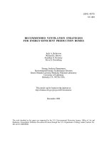 RECOMMENDED VENTILATION STRATEGIES FOR ENERGY-EFFICIENT PRODUCTION HOMES pdf