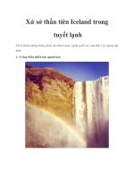 Xứ sở thần tiên Iceland trong tuyết lạnh ppt