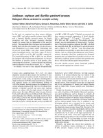 Báo cáo khoa học: Jackbean, soybean and Bacillus pasteurii ureases Biological effects unrelated to ureolytic activity docx