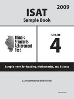 ISAT Sample Book 4: Sample Items for Reading, Mathematics, and Science 2009 pot