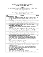 đáp án đề thi lý thuyết-quản trị khách sạn-mã đề thi qtks_th(7)