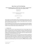 Open Source and Viral Marketing pot