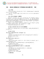 CHƯƠNG III: DÒNG ĐIỆN TRONG CÁC MÔI TRƯỜNG ppt