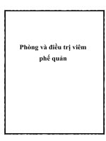 Phòng và điều trị viêm phế quản potx