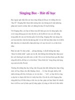 Singing Bee - Hát để học pptx