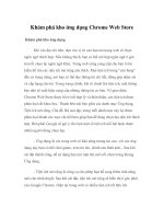 Khám phá kho ứng dụng Chrome Web Store doc
