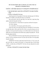 ĐỀ TÀI: HOẠT ĐỘNG CHO VAY ĐỂ MUA, SỬA CHỬA NHÀ TẠI NHNo&PTNT TỈNH BÌNH THUẬN CHƯƠNG 1. GIỚI THIỆU KHÁI QUÁT VỀ NHNo&PTNT TỈNH BÌNH THUẬN pdf