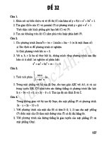 Tuyển Tập 45 Đề Ôn Thi Đại Học Toán 2013 - Đề 29 pptx
