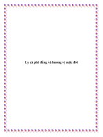 Ly cà phê đắng và hương vị cuộc đời. doc