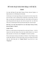 Các bước thiết lập để trình duyệt Chrome, Firefox, pot