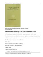 The Great Events by Famous Historians, Vol. 1-20 potx