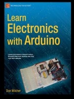 TECHnoLogY in ACTion™Learn Electronics with Arduino Learn eLectronics concepts whiLe buiLding pptx