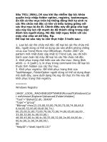 Cách diệt một số loại vi rut2 potx