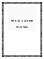 Mầu sắc và vận may trong Nhà pptx