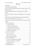 Đề tài: Công tác hoạt động quản trị kinh doanh của Công ty TNHH Daeyang Hà Nội potx