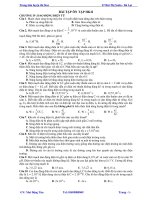 BÀI TẬP ÔN TẬP HKII Môn Lý pdf