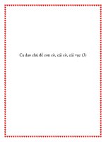 Ca dao chủ đề con cò ppt