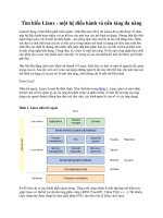 Tìm hiểu Linux - một hệ điều hành và nền tảng đa năng pdf