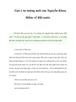 Gợi ý tư tưởng mới của Nguyễn Khoa Điềm về Đất nước potx