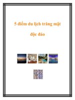 5 điểm du lịch trăng mật độc đáo docx