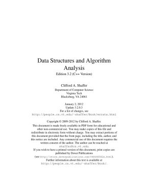 Data Structures and Algorithm Analysis in C++, Third Edition doc